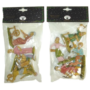 SET 4 PERSONAGGI MESTIERI 9CM TETL IN 3 MODELLI