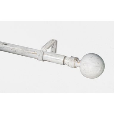 BASTONE KIT SFERA D.19MM 120-210CM BIANCO-ORO