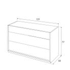 camera-da-letto-luna-effetto-legno-grigio-scuro-e-cemento-completa-di-letto-comodini-como-e-armadio-scorrevole-2-ante
