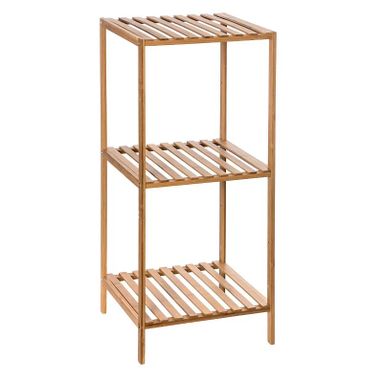 SCAFFALE IN BAMBOO 35X32XH78CM CON 3 RIPIANI FISSI