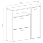 scarpiera-niki-92x27xh94cm-cemento-slash-larice-bianco