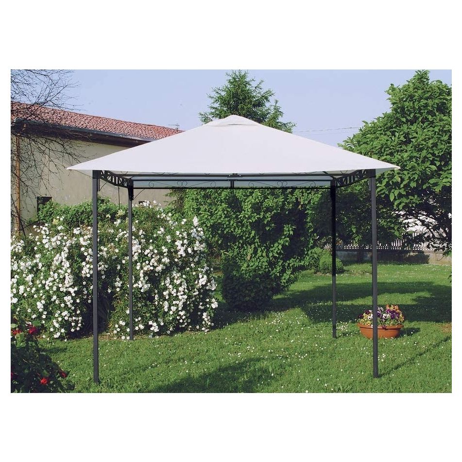 gazebo-style-300x300xh250cm-con-copertura-bianca