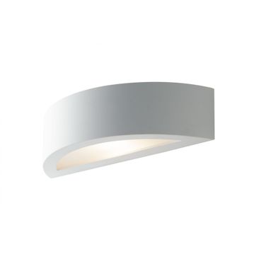 APPLIQUE CORTINA 1XE14 30X10XH7,5CM BIANCA.