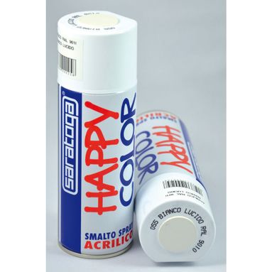 HAPPY COLOR ML.400 BIANCO LUCIDO RAL.9010