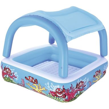 PISCINA PESCI TROPICALI 140X140X114H CM CON FONDO