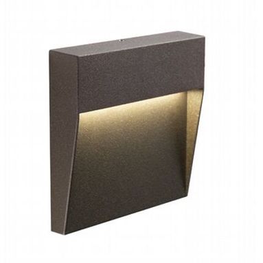 SEMI INCASSO LED PICCOLO (GEO SQUARE) MARRONE