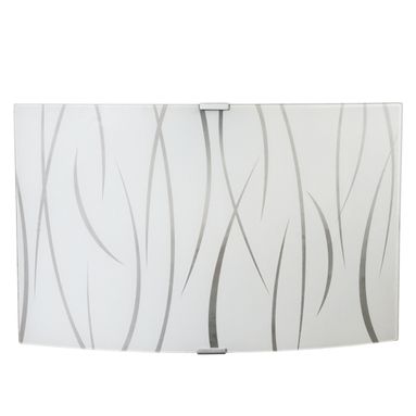 APPLV.1XE27 M.ARGENTO V.LASTRA BIANCO