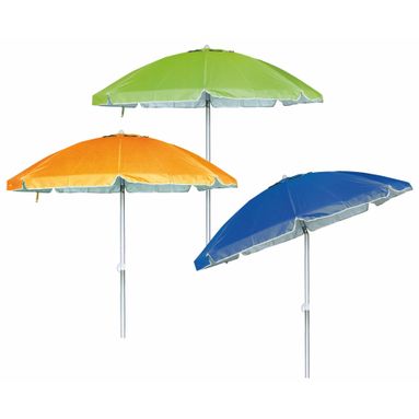 OMBRELLONE SPIAGGIA D.200CM ASSORTITO ALLUMINIO
