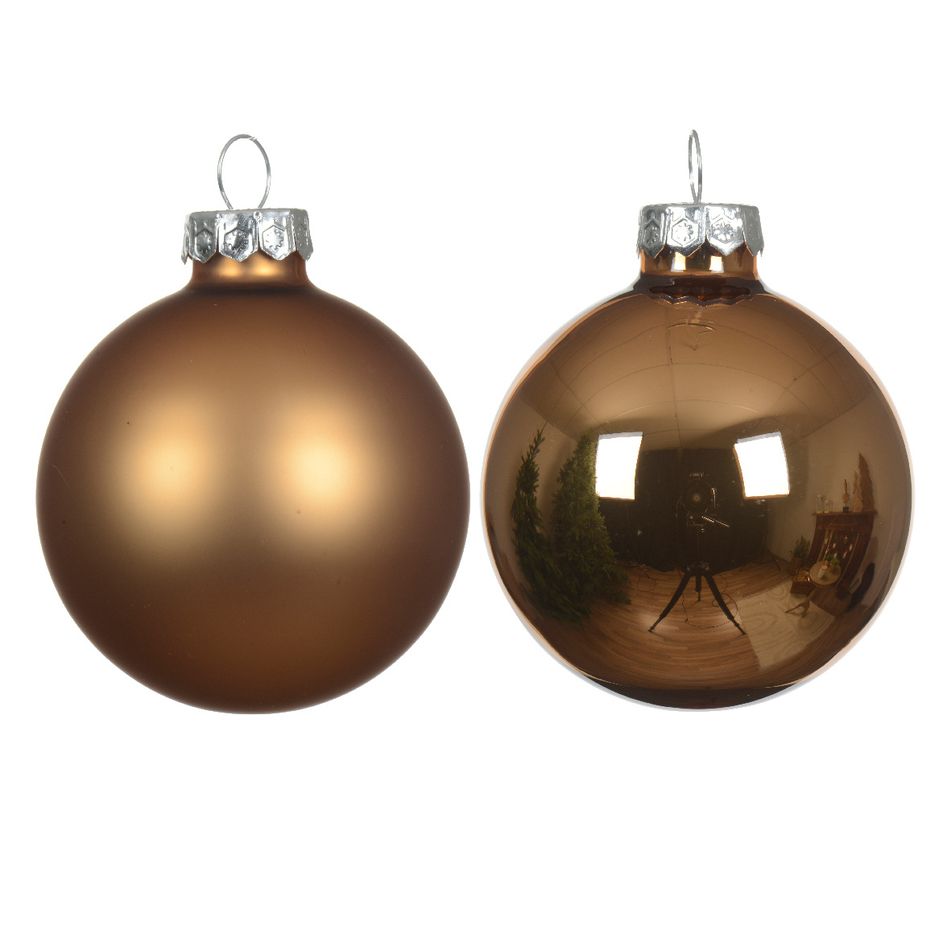 sfere-natalizie-8cm-marrone-pecan-8pz-in-vetro