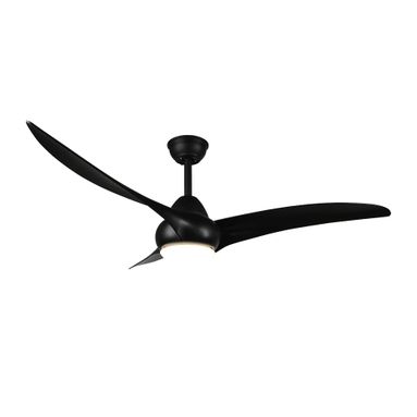 VENTILATORE DA SOFFITTO ALESUND D.145XH47CM NERO
