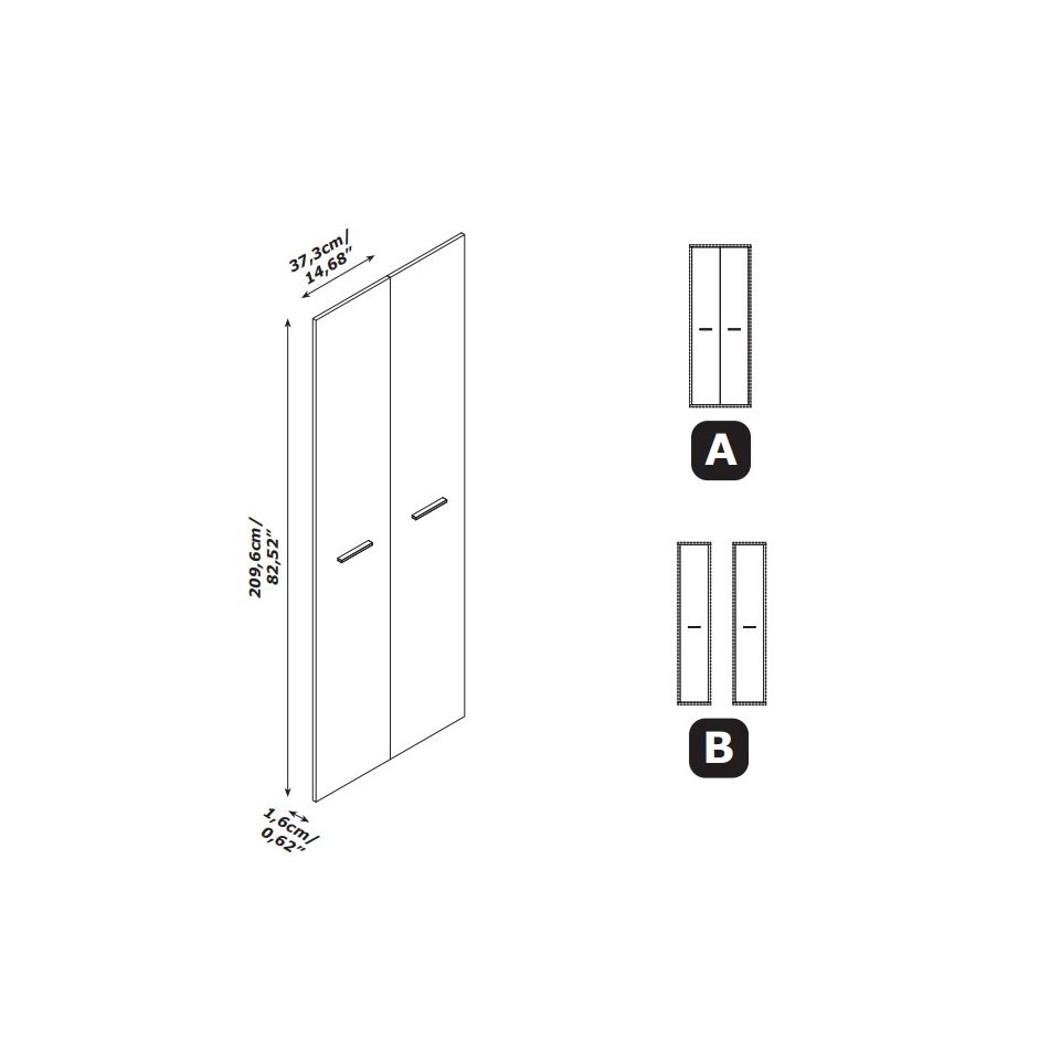 coppia-ante-davinci-75xcm2095cm-noce-brera
