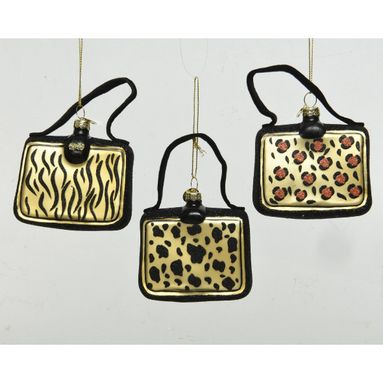 APPENDINO BORSETTA ORO TIGRATA/ZEBRATA/LEOPARDATA.