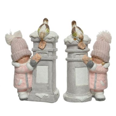 BAMBINI POLIMAGNESIO ROSA INTERNO/ESTERNO H39CM.