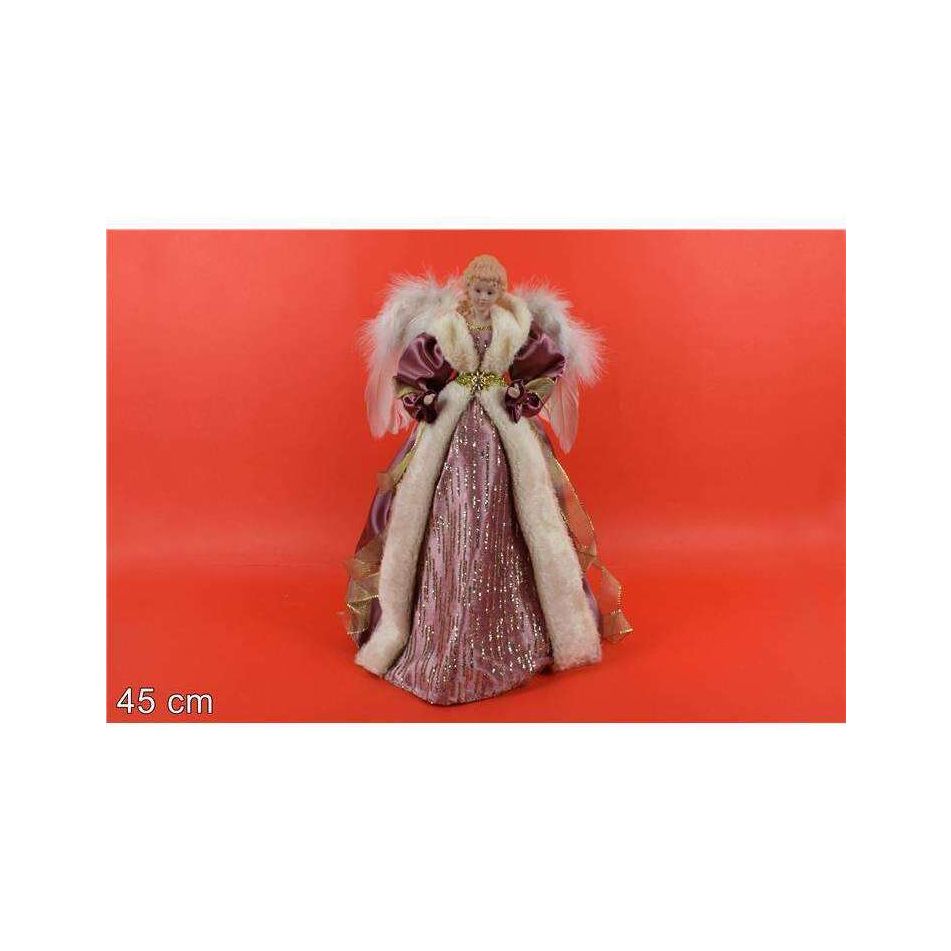 puntale-angelo-45cm-abito-rosa
