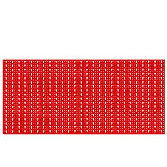 PANNELLO FORATO CM.50X100 ROSSO