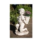 statua-bimbo-23x35xh57cm-in-polimagnesio-bianco