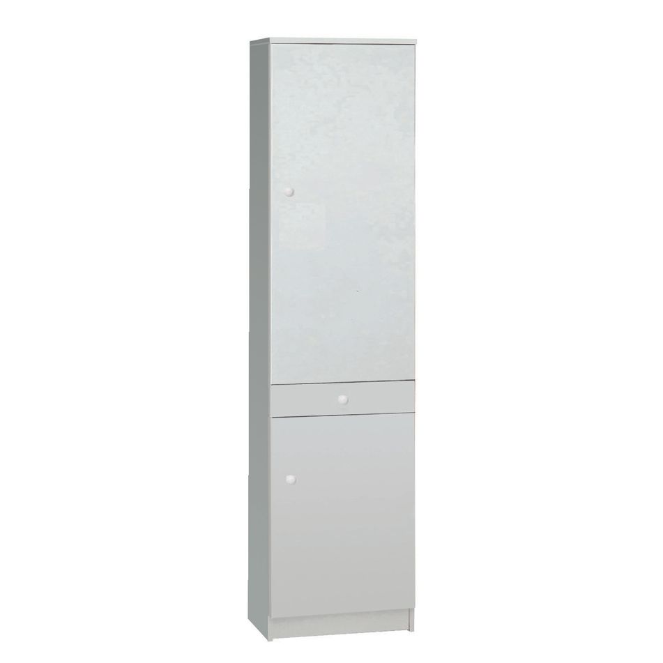 colonna-bianca-46x34xh183cm-2-ante-slash-1-cassetto