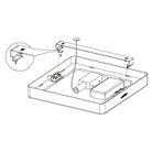 plafoniera-led-fueva-5-21x21cm-3000k-nera