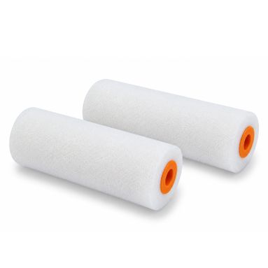 SET 2 RICAMBI MINI RULLO TRIX 10CM SMALTI SOLVENTE
