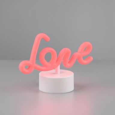 LAMPADA DA TAVOLO LED AMOR 1W H14CM LOVE