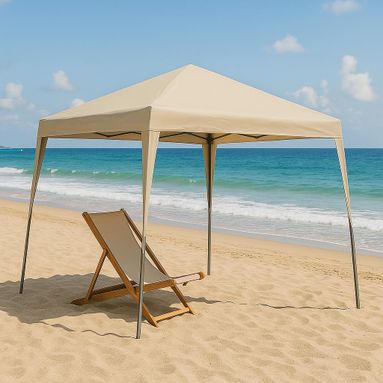 GAZEBO ASTONE 3X3M ESTENSIBILE BEIGE