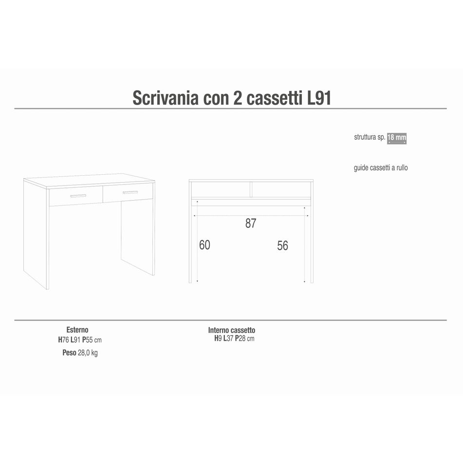 scrivania-2-cassetti-l90-in-kit-91x55xh76cm-struttura-olmo-chiaro-frontale-olmo-chiaro