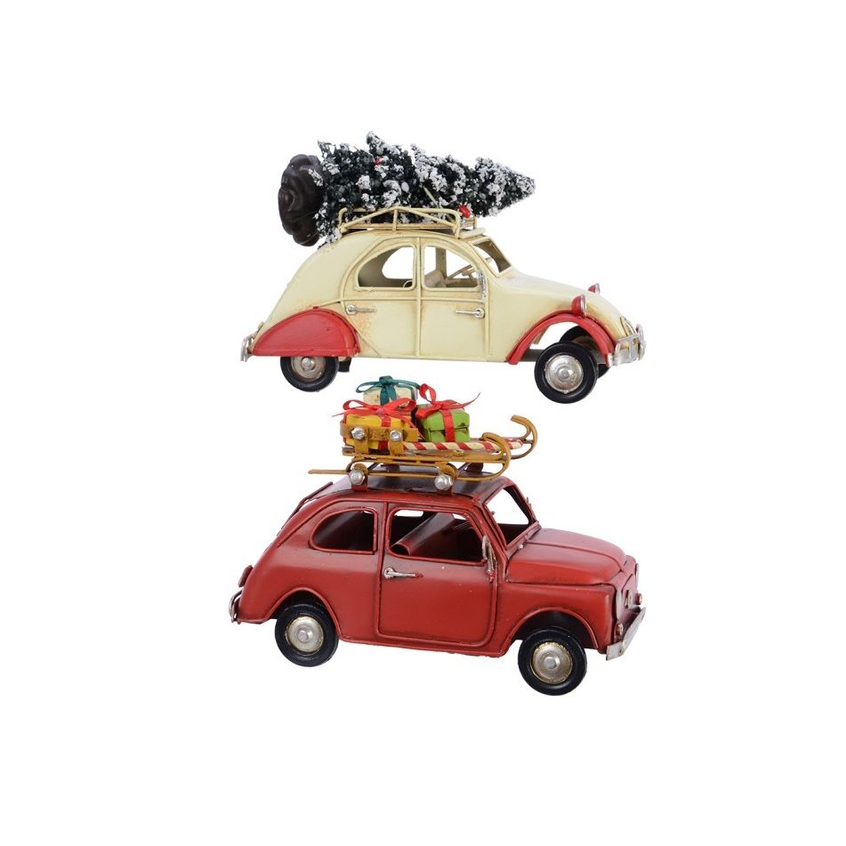 automobilina-bianca-slash-rossa-in-ferro-con-decorazioni