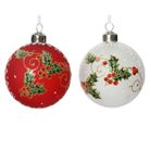 sfera-natalizia-8cm-rossa-slash-bianca-pungitopo-vetro