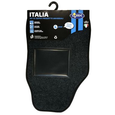 SET 4 TAPPETINI UNIVERSALI ITALIA MOQUETTE