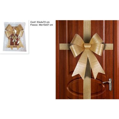 FIOCCO PER PORTA INGRESSO LAMINATO RIGATO ORO