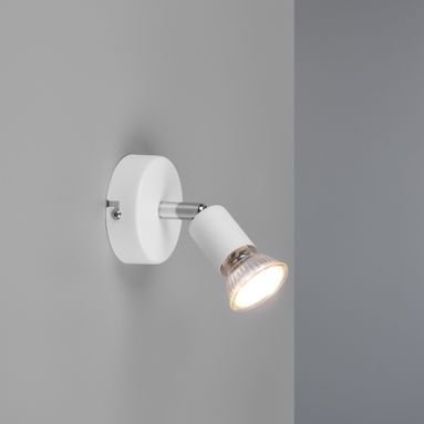 SPOT SINGOLO PARIS GU10 11X8CM BIANCO