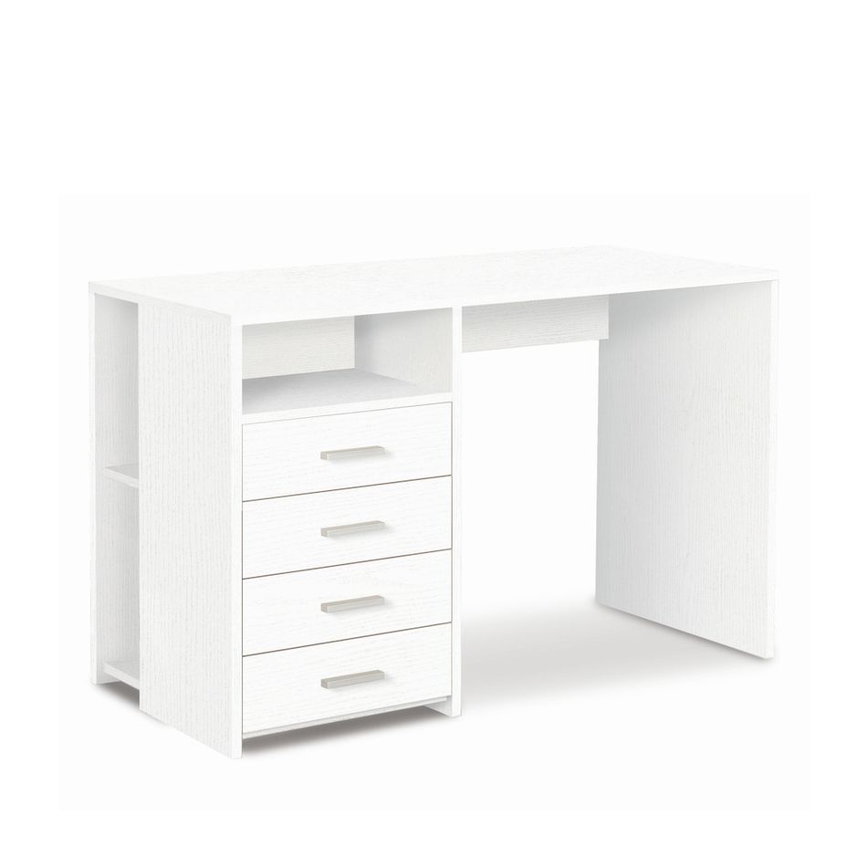 scrivania-4-cassetti-120x55xh76cm-struttura-bianco-fiammato-frontale-bianco-fiammato