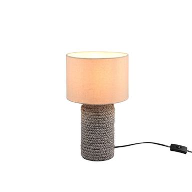 LAMPADA DA TAVOLO MALA E27 H.38CM BEIGE/MARRONE