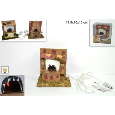 FORNO PER PRESEPE CON SPINA 220V.