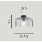 plafoniera-gibus-1xe27-d-dot-30xh23cm-ambra