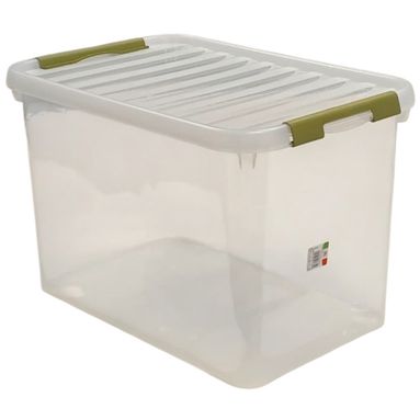 BOX 68L 58X39XH37CM TRASPARENTE CON MANIGLIE