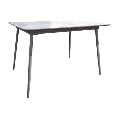 TAVOLO ALLUNGABILE 120/160X80XH76CM CON TOP IN MDF