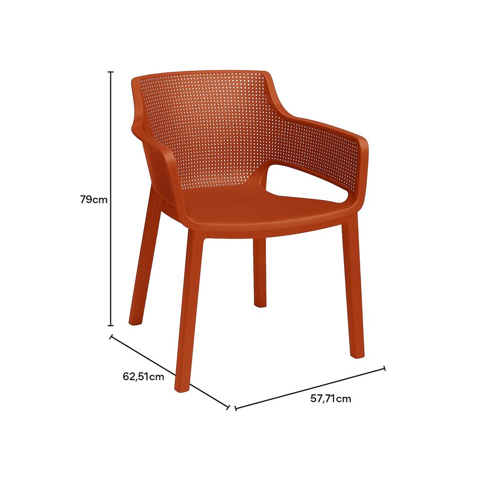 keter-sedia-elisa-54x61xh79cm-rosso-terra-in-resina