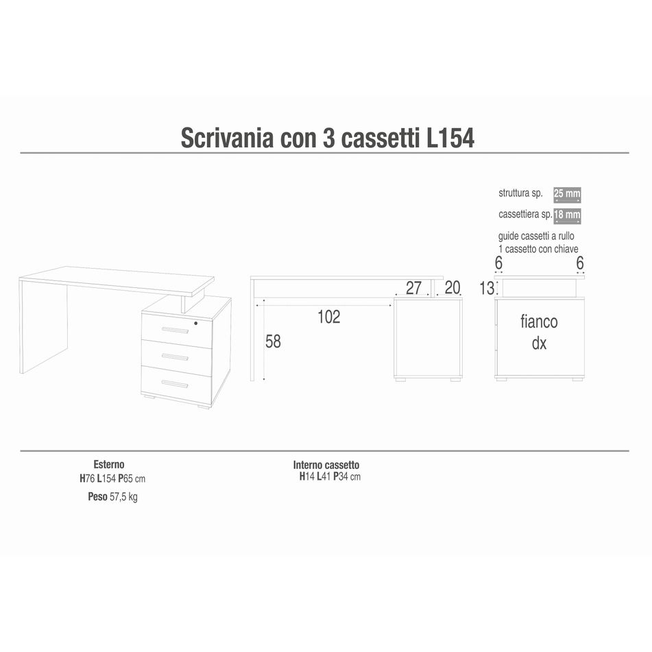 scrivania-3-cassetti-154x55xh76cm-struttura-cemento-frontali-cassetti-ossido-bianco