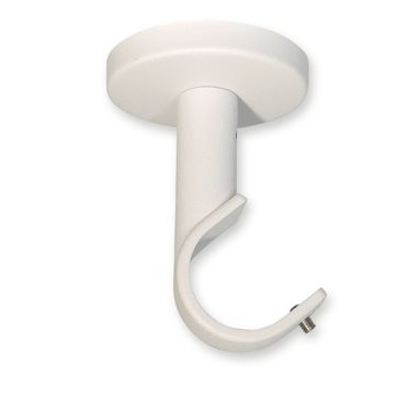 SUPPORTO A SOFFITTO D.28MM 6CM BIANCO OPACO