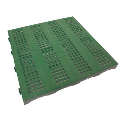 PIASTRELLA FORATA CM.40X40X3,3 VERDE