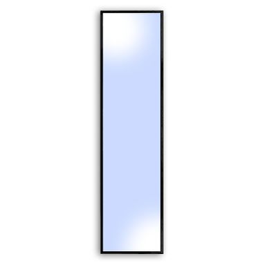 SPECCHIO BOX NERO 30X120CM