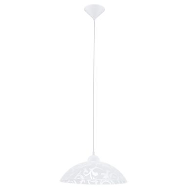 VETRO - LAMPADARIO 35CM 1X60W E27 PLASTICA. BIANC