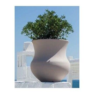 VASO ANFORA MONASTIR D.44XH50CM TORTORA