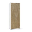 mobile-2-ante-71x41xh182cm-struttura-ossido-bianco-frontale-noce-stelvio