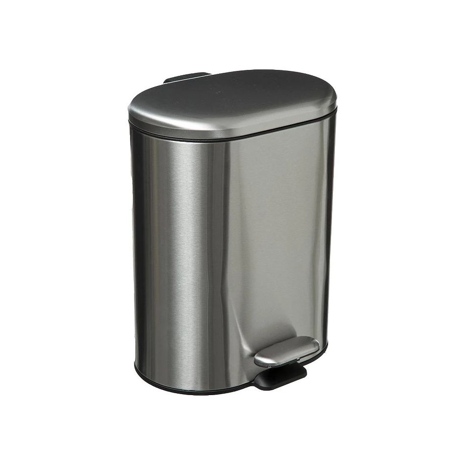 pattumiera-siliflex-pedale-6l-acciaio-23x22xh30cm