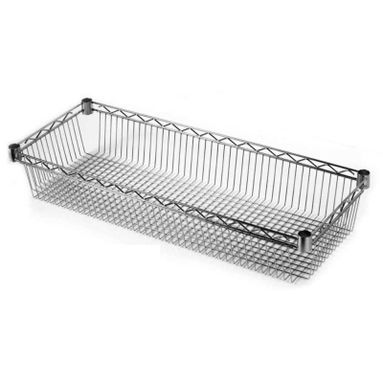 RIPIANO CONTENITORE 46X60CM CROMATO PER MONTANTI 2
