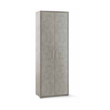 MOBILE 2 ANTE 71X41XH199CM STRUTTURA CEMENTO FRONTALE CEMENTO