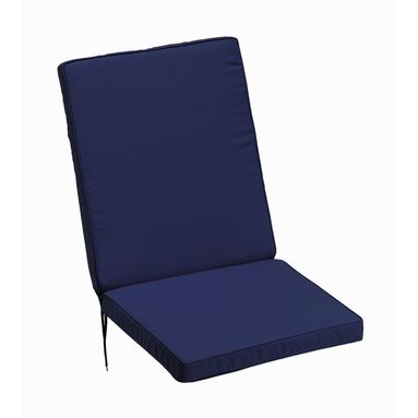 CUSCINO TOP SCHIENALE BASSO 45X94XH4CM BLU