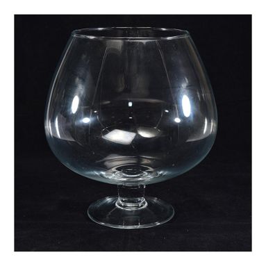 VASO COGNAC D.30XH17CM IN VETRO TRASPARENTE